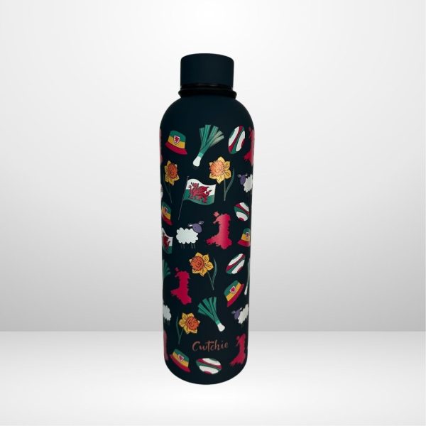 NAVY WELSH THERMAL BOTTLE