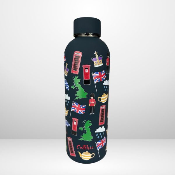 NAVY BRITISH THERMAL BOTTLE